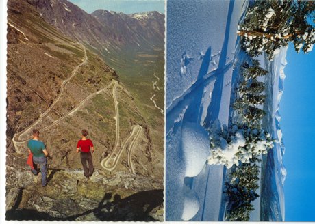 2 QSL cards from Radio NORWAY - Sweden Shop