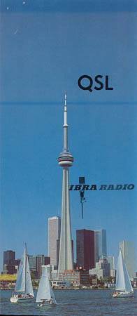 1984 QSL IBRA RADIO - Canada 1984 - Sweden Shop