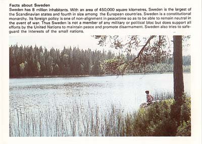 1980 QSL Radio SWEDEN - signed - Sweden Shop