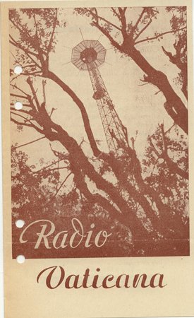 QSL 1940s Programme Schedule Radio Vaticana - Sweden Shop