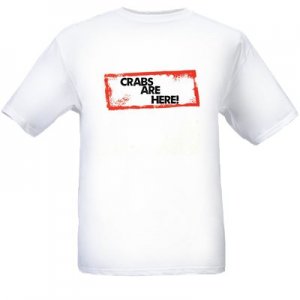"Crabs are Here!" Spoof Shirt - MEN (XL)