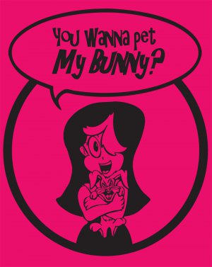 Marr - "You Wanna Pet My Bunny?"- PINK - (Womens) SMALL
