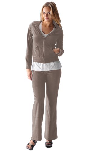 Velour Tracksuit Camel