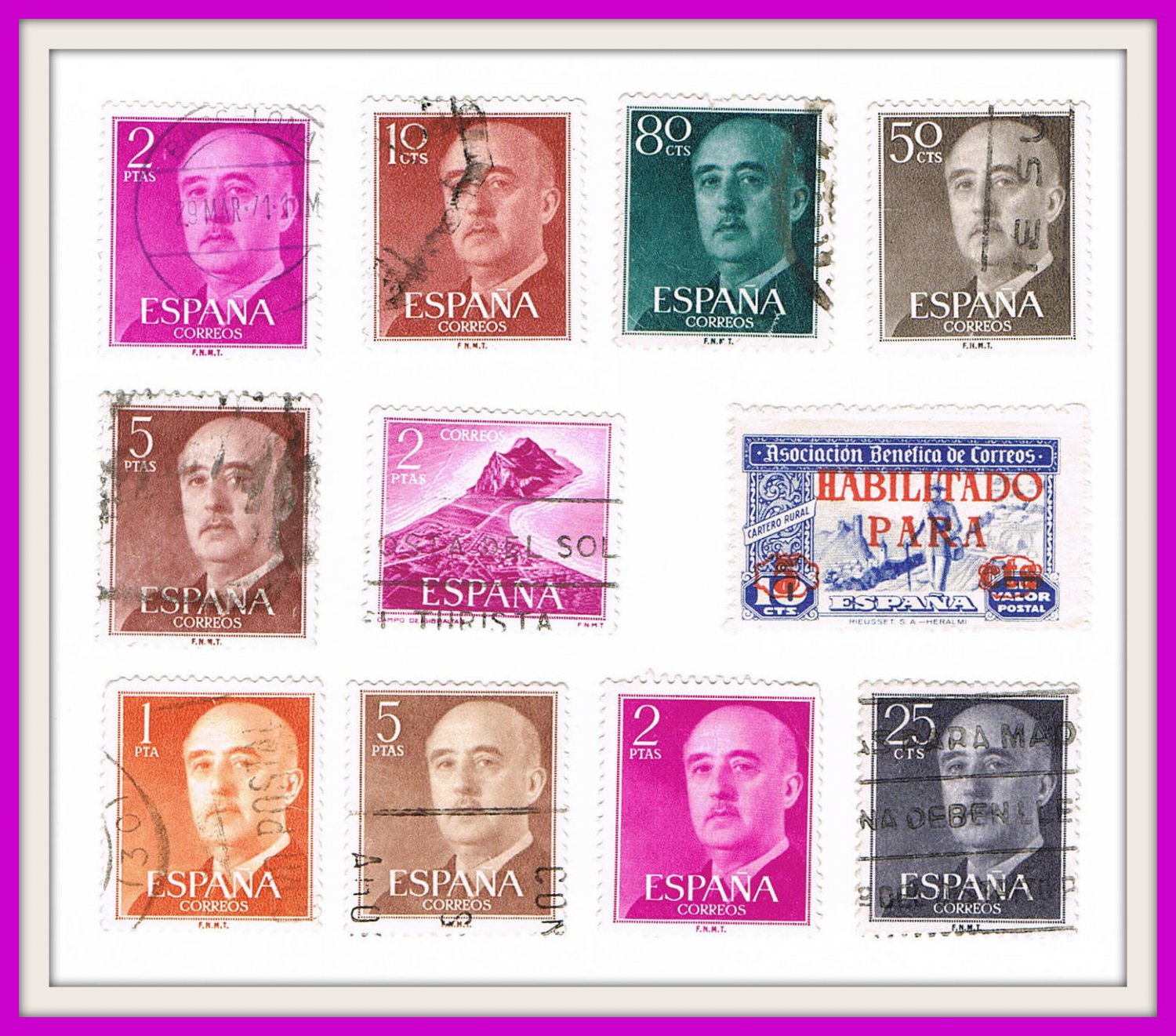 Espana Correos Spain Postage Stamps 21