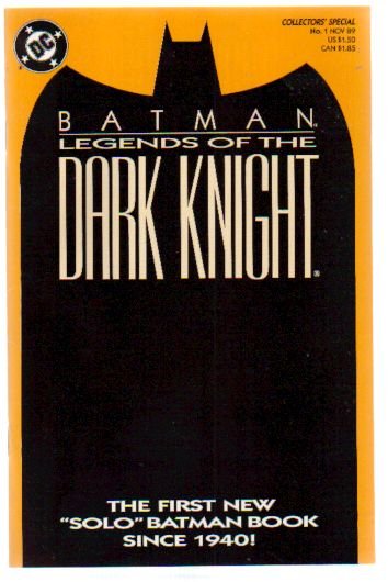 BATMAN LEGENDS OF THE DARK KNIGHT #1 ORANGE COVER