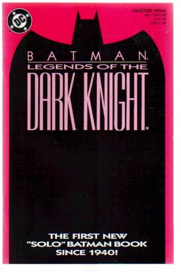 BATMAN LEGENDS OF THE DARK KNIGHT #1 PINK COVER