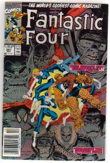 FANTASTIC FOUR #347 NEW TEAM WOLVERINE