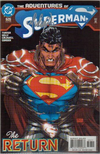 ADVENTURES OF SUPERMAN #626 SIGNED BY M. TURNER