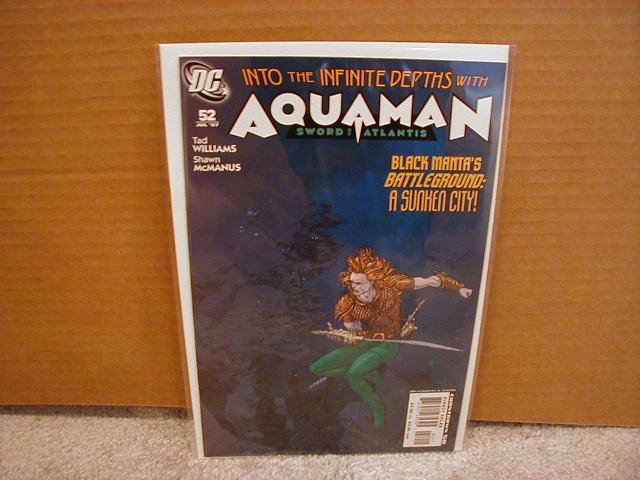 AQUAMAN SWORD OF ATLANTIS #52 NM