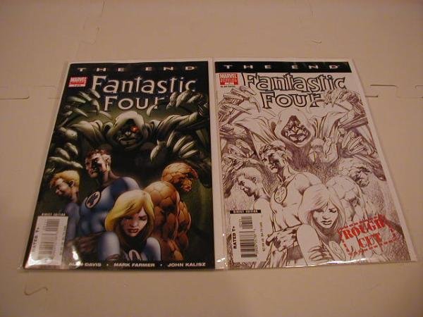 FANTASTIC FOUR THE END #1 NM SET OF BOTH VERSIONS