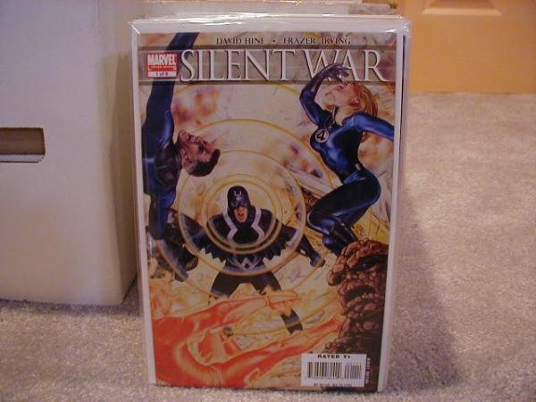 SILENT WAR #1 INHUMANS ARE JUST A LITTLE MAD!!! NM
