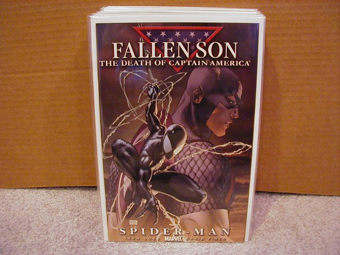 FALLEN SON THE DEATH OF CAPTAIN AMERICA SPIDER-MAN COVER A NM