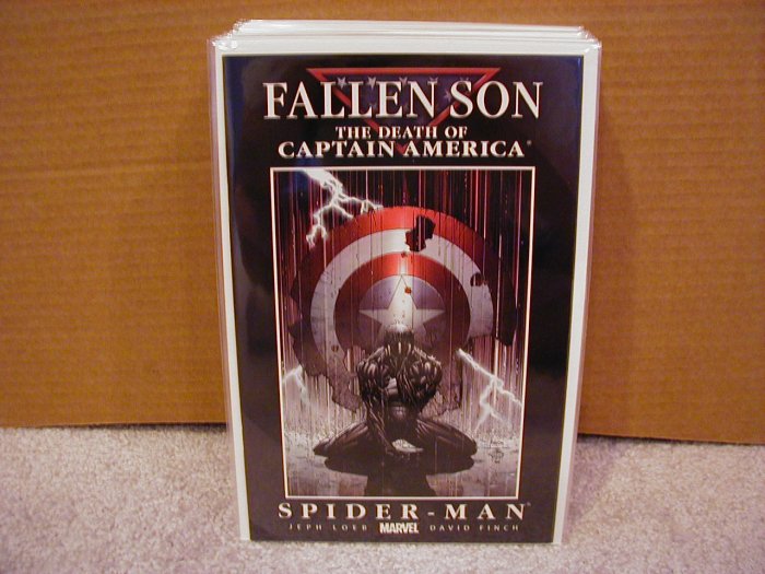 FALLEN SON THE DEATH OF CAPTAIN AMERICA SPIDER-MAN COVER B NM