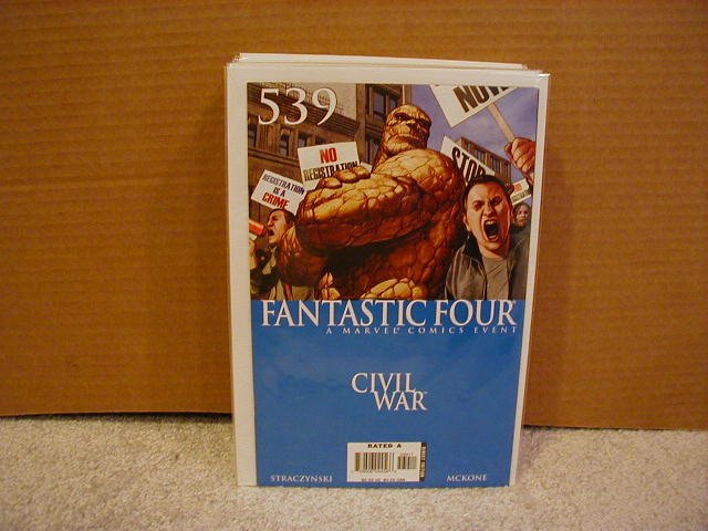 FANTASTIC FOUR #539 NM CIVIL WAR