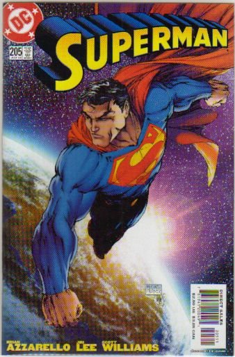 SUPERMAN #205 NM MICHAEL TURNER COVER
