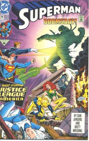 SUPERMAN #74 NM DOOMSDAY