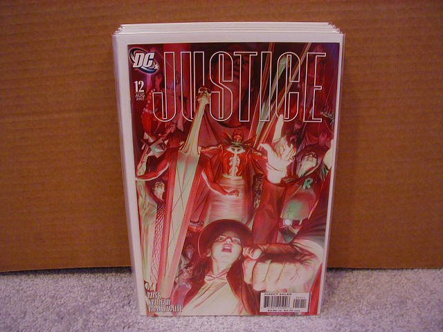 JUSTICE #12 HEROES COVER NM