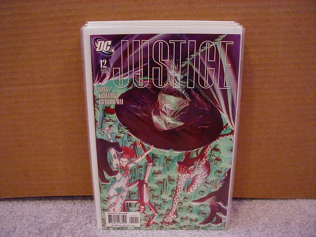JUSTICE #12 VILLAINS COVER NM