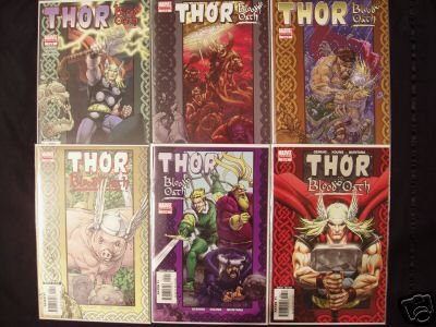 THOR BLOOD OATH SET #1-6 ALL NM
