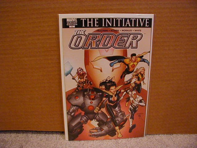 THE ORDER #1 VARIANT COVER NM (2007)NEW MARVEL SERIES