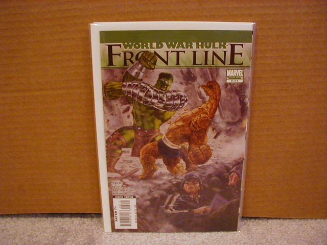 WORLD WAR HULK FRONT LINE#2 NM