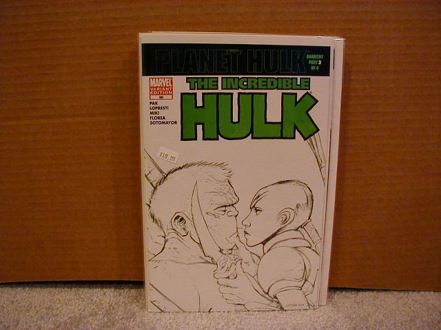 INCREDIBLE HULK #98 BW VARIANT NM