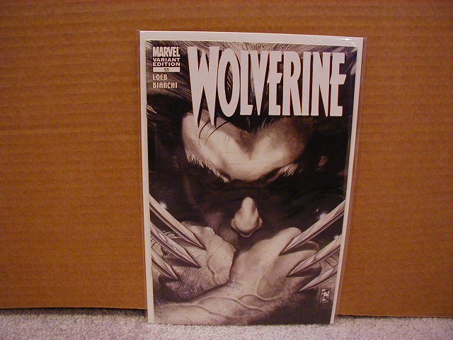 WOLVERINE VOL 2 #55 1ST PRINT B&W VARIANT NM
