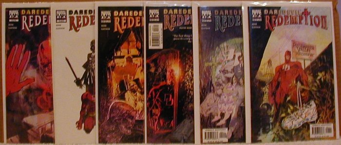 DAREDEVIL REDEMPTION #1-6 COMPLETE SERIES **FREE SHIPPING**