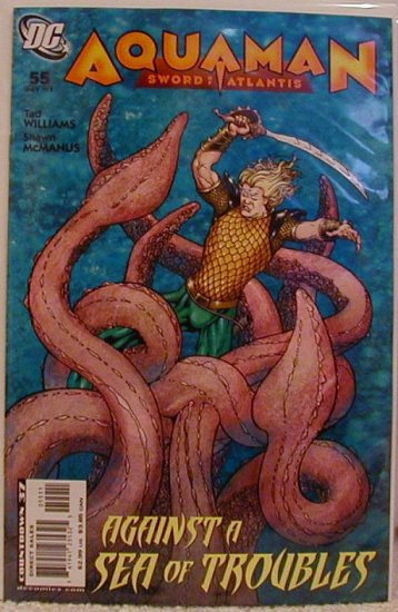 AQUAMAN SWORD OF ATLANITS #55 NM