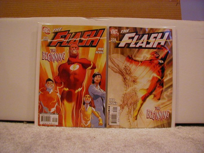 FLASH #231 BOTH 1ST PRINT COVERS NM