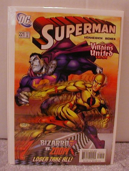 SUPERMAN #221 NM VILLAINS UNITED