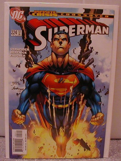 SUPERMAN #224 NM INFINITE CRISIS CROSSOVER