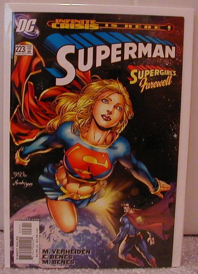 SUPERMAN #223 NM SUPERGIRL- INFINITE CRISIS