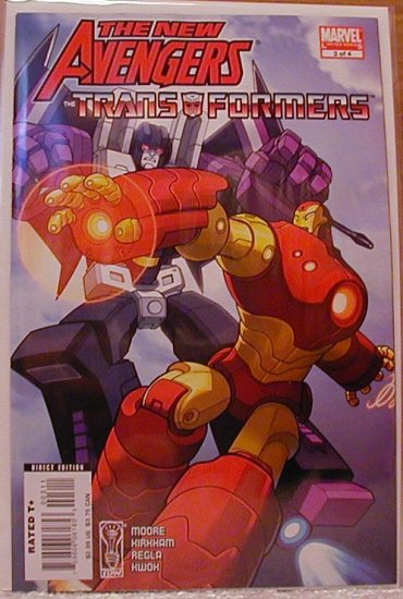 NEW AVENGERS TRANSFORMERS #3 NM (2007)