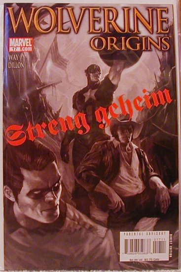WOLVERINE ORIGINS #17 NM