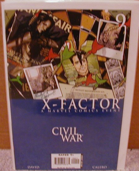 X-FACTOR #9 NM (2006) CIVIL WAR