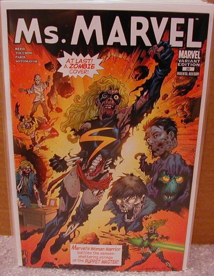 MS. MARVEL #20 ZOMBIE VARIANT 1ST PRINT NM
