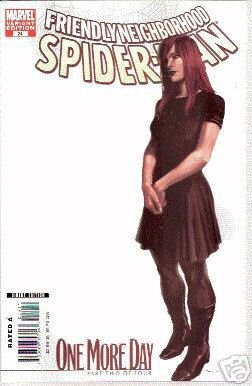 FRIENDLY NEIGHBORHOOD SPIDER-MAN #24 WHITE VARIANT 1ST PRINT NM (2007) ONE MORE DAY