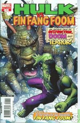 HULK VS FIN FANG FOOM ONE-SHOT NM (2008)