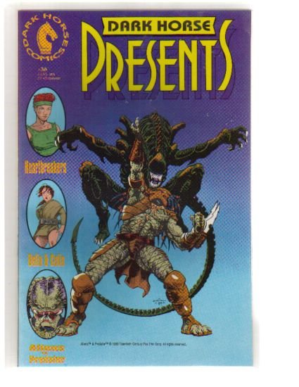 DARK HORSE PRESENTS #36 VF/NM 1ST ALIENS VS. PREDATOR