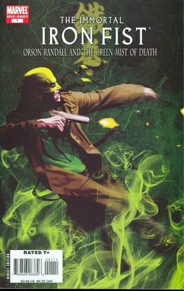 IMMORTAL IRON FIST ORSON RANDALL AND THE GREEN MIST OF DEATH ONE-SHOT NM(2008)