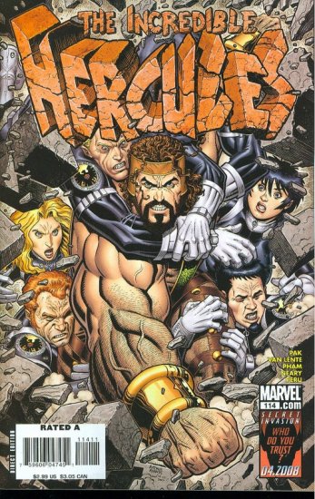 INCREDIBLE HERCULES #114 NM(2008)