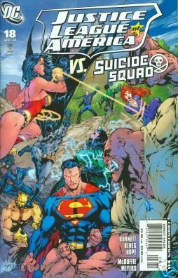 JUSTICE LEAGUE OF AMERICA #18 NM(2008) VS. SUICIDE SQUAD
