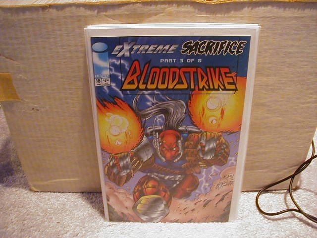 BLOODSTRIKE #18 VF OR BETTER