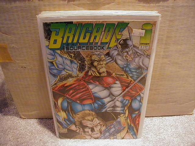 BRIGADE: SOURCE BOOK #1 VF OR BETTER