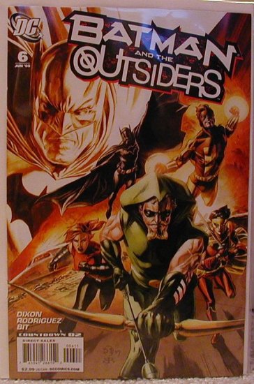 BATMAN AND THE OUTSIDERS #6 NM (2008)