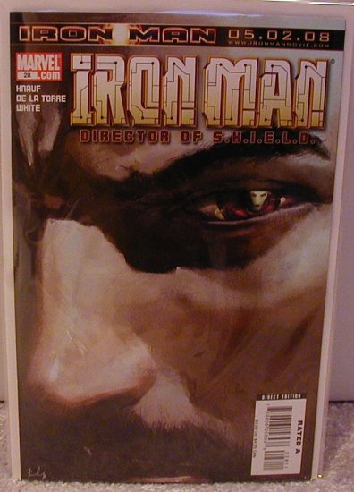 IRON MAN DIRECTOR OF SHIELD #28 NM (2008)