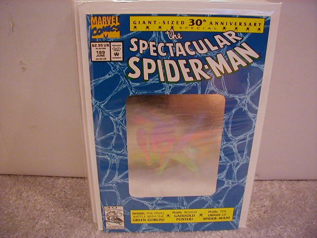 SPECTACULAR SPIDER-MAN #189 VF/NM –HOLOGRAM COVER & THE GREEN GOBLIN