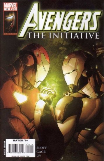 AVENGERS THE INITIATIVE #12 NM IRON MAN