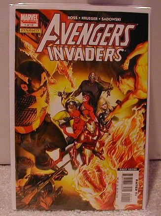 AVENGERS INVADERS # 1 NM (2008)ALEX ROSS COVER